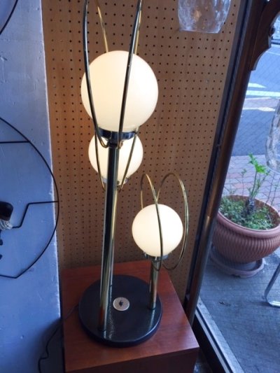 画像1: 3灯 Gold Lamp