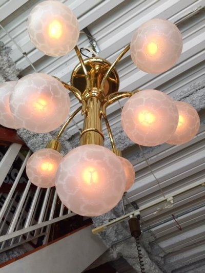 画像2: Modern Gold Pendant Light