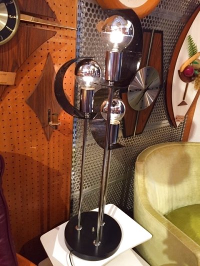 画像2: Modern Chrome Lamp