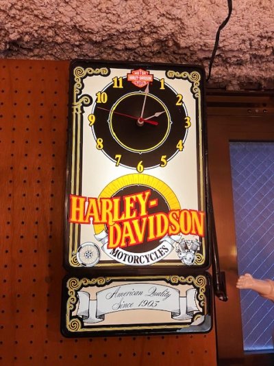画像2: Vintage "HARLEY-DAVIDSON" NeonClock