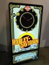 画像1: Vintage "HARLEY-DAVIDSON" NeonClock (1)