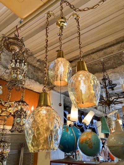 画像1: Vintage 3way Pendant Light