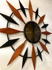 画像4: Vintage Sun Burst Clock (4)